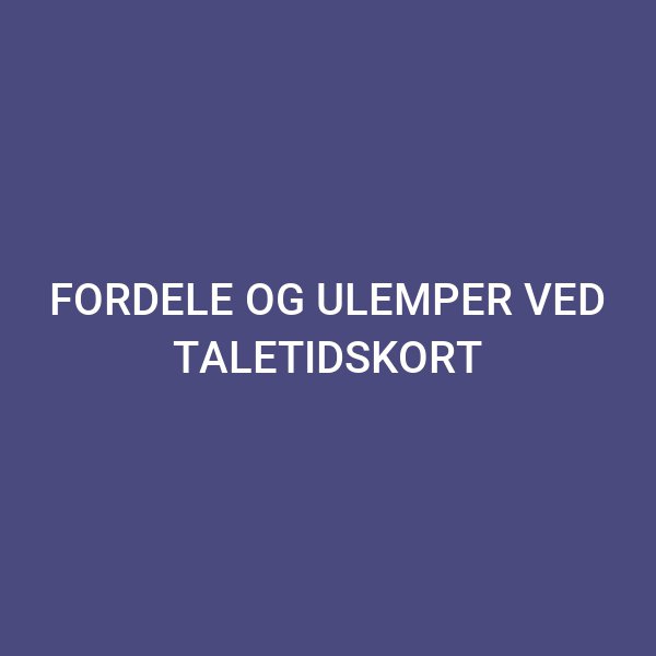 Fordele Og Ulemper Ved Eu